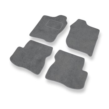 Alfombrillas de Velour adecuadas para Suzuki Jimny SUV (1998-....) - alfombras para coche - Premium color gris