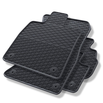 Alfombrillas de goma adecuadas para Audi Q5 II (2017-....) - alfombras para coche