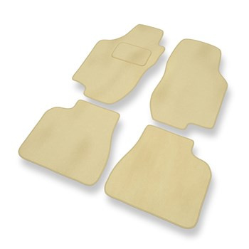 Alfombrillas de Velour adecuadas para Lancia Lybra I Berlina, SW (1999-2006) - alfombras para coche - Premium color beige