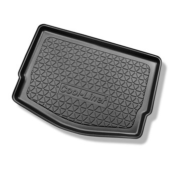 Alfombra para maletero adecuada para Nissan Note E12 Hatchback (10.2013-03.2016) - Protector maletero - Alfombrilla maletero antideslizante - para modelos sin base móvil (Visia)
