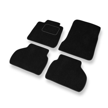 Alfombrillas de Velour adecuadas para Renault Vel Satis Hatchback (2001-2009) - alfombras para coche - Premium color negro