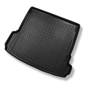 Alfombra para maletero adecuada para Audi Q7 4M SUV (06.2015-....) - Protector maletero - Alfombrilla maletero antideslizante - 5/7 plazas (3 fila abatible); también para modelos con carriles de sujeción