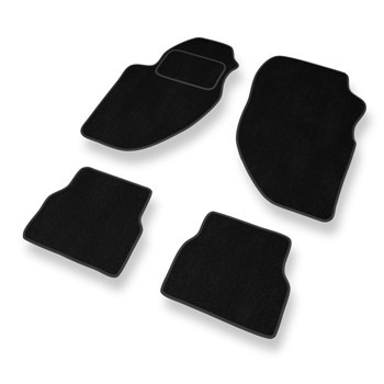 Alfombrillas de Velour adecuadas para Alfa Romeo 166 I Berlina (1998-2003) - alfombras para coche - Premium color negro