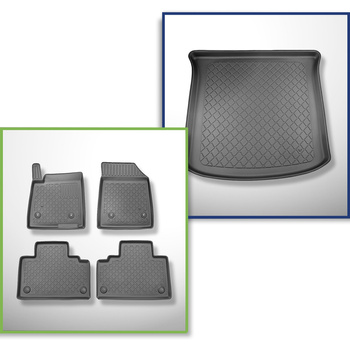 Conjunto de alfombrilla para maletero y alfombrillas para el interior del coche TPE para: Maxus Mifa 6 SUV (2023-....) - 5 plazas