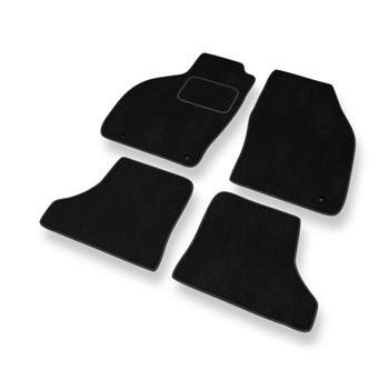 Alfombrillas de Velour adecuadas para Saab 9-3 I Coupé, Hatchback, Cabrio (1998-2002) - alfombras para coche - Premium color negro