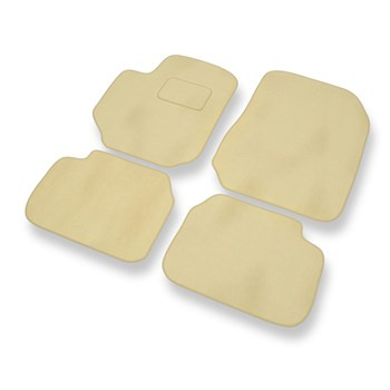 Alfombrillas de Velour adecuadas para Fiat Croma II Familiar, Liftback (2005-2011) - alfombras para coche - Premium color beige