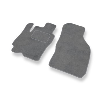 Alfombrillas de Velour adecuadas para Hyundai Atos I Hatchback (1997-2004) - alfombras para coche - Premium color gris