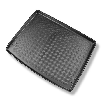 Alfombra para maletero adecuada para Volkswagen Multivan T6 L2 Furgoneta (06.2015-2021) - Protector maletero - Alfombrilla maletero antideslizante - distancia entre ejes larga; para detrás de la 3a fila de asientos; dimensiones de la alfombrilla 124 cm an