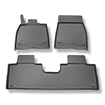Alfombrillas de TPE adecuadas para Mercedes-Benz EQS X296 SUV (12.2022-....) - alfombras para coche