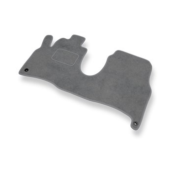 Alfombrillas de Velour adecuadas para Citroen C8 Monovolumen (2002-2014) - alfombras para coche - Premium color gris