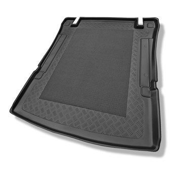 Alfombra para maletero adecuada para Volkswagen Caddy IV Maxi Furgoneta (10.2007-10.2020) - Protector maletero - Alfombrilla maletero antideslizante - Trendline, Comfortline, Highline; 5 plazas; con la rejilla detrás de la 2a fila de asientos; mercado pol