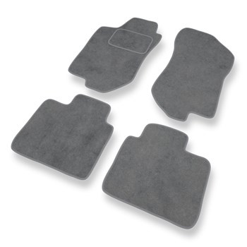 Alfombrillas de Velour adecuadas para Alfa Romeo 145 I (1994-2000) - alfombras para coche - Premium color gris