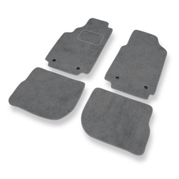 Alfombrillas de Velour adecuadas para Audi 100 IV C4 Avant, Sedan (1991-1994) - alfombras para coche - Premium color gris