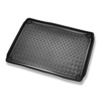 Alfombra para maletero adecuada para Citroen Berlingo II Furgoneta (2008-08.2018) - Protector maletero - Alfombrilla maletero antideslizante - 5 plazas; No compatible con cargo / camión