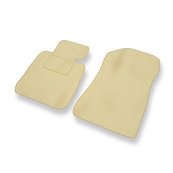 Alfombrillas de Velour adecuadas para BMW 1 E81/E87 Coupé, Hatchback (2004-2013) - alfombras para coche - Premium color beige