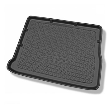 Alfombra para maletero adecuada para Renault Scenic III Monovolumen (04.2009-11.2016) - Protector maletero - Alfombrilla maletero antideslizante - 5 plazas