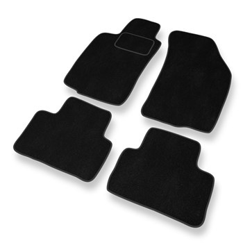 Alfombrillas de Velour adecuadas para Alfa Romeo GT Coupé (2003-2010) - alfombras para coche - Premium color negro