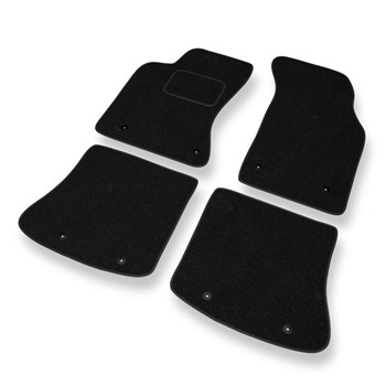 Alfombrillas de fieltro adecuadas para Audi A4 I B5 Avant, Sedan (1994-2001) - alfombras para coche - color negro