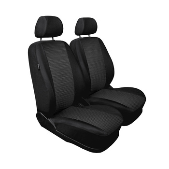 Fundas de asientos hechas a medida para Fiat Fiorino Furgonetaeta (2009-2016) - nero