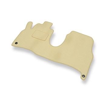 Alfombrillas de Velour adecuadas para Citroen C8 Monovolumen (2002-2014) - alfombras para coche - Premium color beige