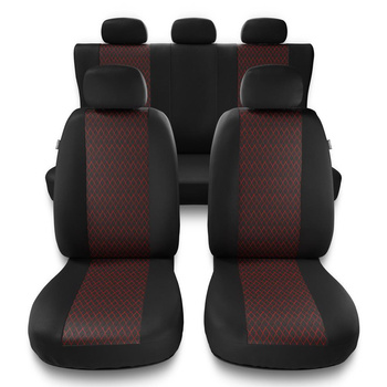 Fundas universales para asientos de coche para Fiat 500 (2007-....) - PF-RD