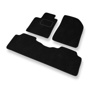 Alfombrillas de Velour adecuadas para Citroen C5 I Familiar, Liftback (2001-2004) - alfombras para coche - Premium color negro