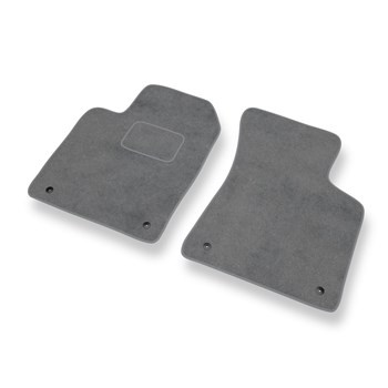 Alfombrillas de Velour adecuadas para Audi TT I 8N Coupé, Roadster (1998-2006) - alfombras para coche - Premium color gris