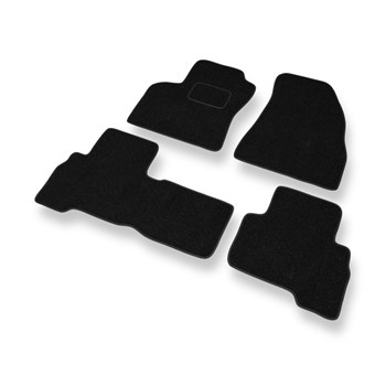 Alfombrillas de fieltro adecuadas para Citroen Nemo (2008-2015) - alfombras para coche - color negro
