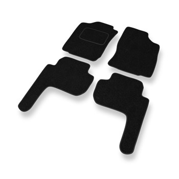Alfombrillas de fieltro adecuadas para Toyota Land Cruiser J90 SUV (1996-2003) 5 puertas - alfombras para coche - color negro