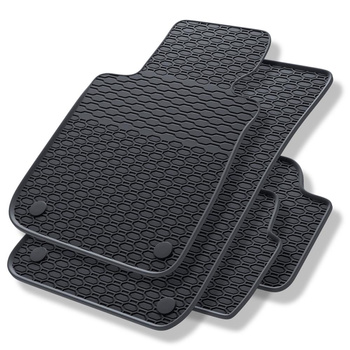 Alfombrillas de goma adecuadas para BMW 1 E81, E82, E87, E88 (2007-2013) - alfombras para coche