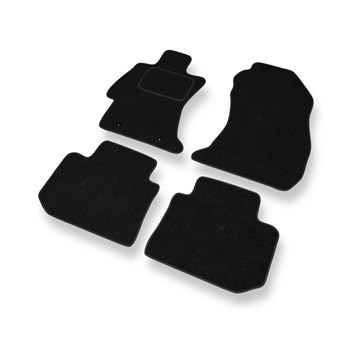 Alfombrillas de fieltro adecuadas para Subaru XV SUV (2012-2017) - alfombras para coche - color negro