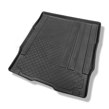 Alfombra para maletero adecuada para Fiat Scudo III Furgoneta (12.2021-....) - Protector maletero - Alfombrilla maletero antideslizante - versión turismo (familiar/tour); para detrás de la 2a fila de asientos; larga distancia entre ejes; también versión e