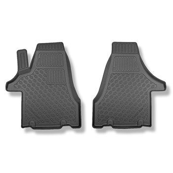 Alfombrillas de TPE adecuadas para Volkswagen Transporter T5, T6 Furgoneta (2003-....) - Transporter furgón y kombi; versión larga y corta - alfombras para coche