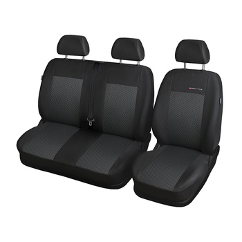 Fundas de asientos hechas a medida para Opel Movano B Furgoneta (2010-2022) solo asientos delanteros - 1+2 - E3