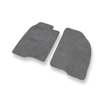 Alfombrillas de Velour adecuadas para Ford Fusion I Monovolumen (2002-2005) - alfombras para coche - Premium color gris