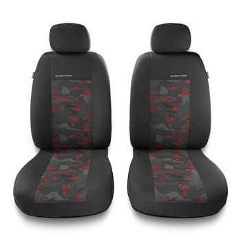 Fundas universales para asientos de coche para Renault Scenic I, II, III, IV (1996-2019) - 2UNE-RD