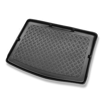 Alfombra para maletero adecuada para Volkswagen Golf Plus V 1K, VI 5K Monovolumen (01.2005-2012) - Protector maletero - Alfombrilla maletero antideslizante - fila trasera de asientos desplazada al máximo hacia atrás; parte superior del maletero