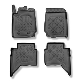 Alfombrillas de TPE adecuadas para Ford Ranger T6 PX1 Pick-Up (2012-11.2015) - alfombras para coche