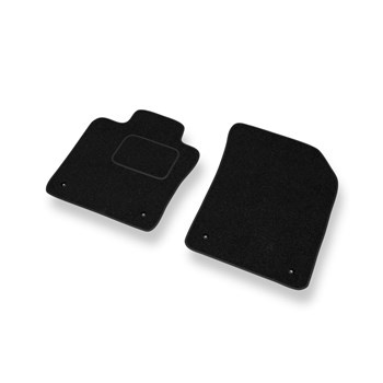 Alfombrillas de fieltro adecuadas para Volvo XC60 II SUV (2017-....) - alfombras para coche - color negro