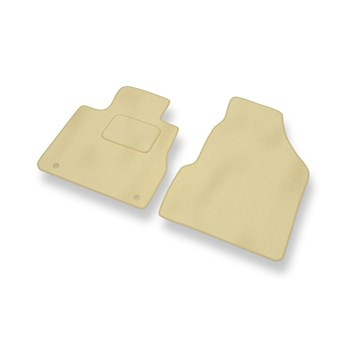 Alfombrillas de Velour adecuadas para Nissan Murano II SUV (2009-2015) - alfombras para coche - Premium color beige