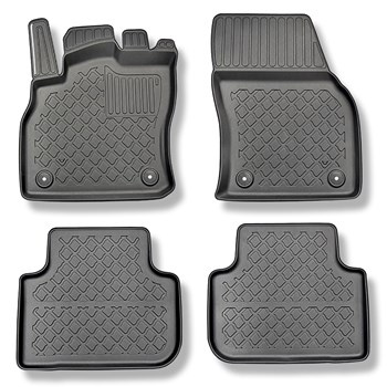 Alfombrillas de TPE adecuadas para Audi Q3 F3 SUV, Sportback (08.2018-....) - también versión Quattro; también híbridos TFSI e Plug-in Hybrid - alfombras para coche