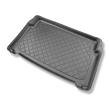 Alfombra para maletero adecuada para Opel Mokka-e SUV (02.2021-....) - Protector maletero - Alfombrilla maletero antideslizante - parte inferior del maletero; bajo / sin base móvil en el maletero