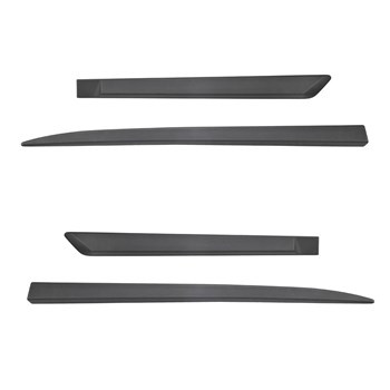Protectores laterales negros para el coche Dacia Sandero II Stepway Crossover (2013-....)