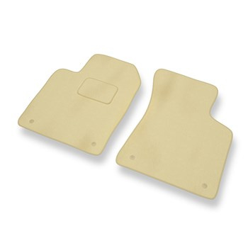 Alfombrillas de Velour adecuadas para Audi TT I 8N Coupé, Roadster (1998-2006) - alfombras para coche - Premium color beige