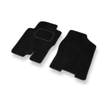 Alfombrillas de Velour adecuadas para Nissan Pathfinder R51 SUV (2005-2014) - alfombras para coche - Premium color negro