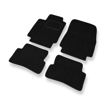 Alfombrillas de fieltro adecuadas para Renault Clio III Sport Tourer, Hatchback (2005-2013) - alfombras para coche - color negro
