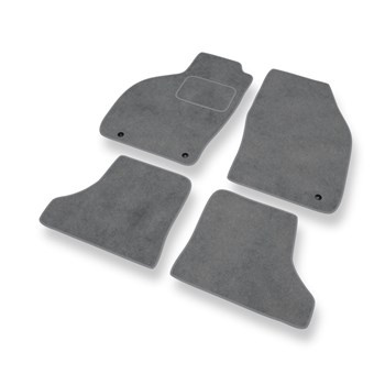 Alfombrillas de Velour adecuadas para Saab 9-3 I Coupé, Hatchback, Cabrio (1998-2002) - alfombras para coche - Premium color gris