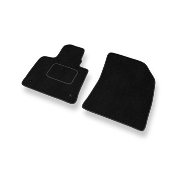 Alfombrillas de Velour adecuadas para Citroen C4 Picasso II Monovolumen (2013-2019) - alfombras para coche - Premium color negro