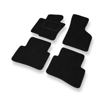 Alfombrillas de fieltro adecuadas para Volkswagen Passat B6 Berlina, Variant (2005-2010) - alfombras para coche - color negro
