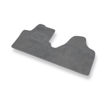 Alfombrillas de Velour adecuadas para Peugeot Expert II Furgoneta (2007-2016) - alfombras para coche - Premium color gris
